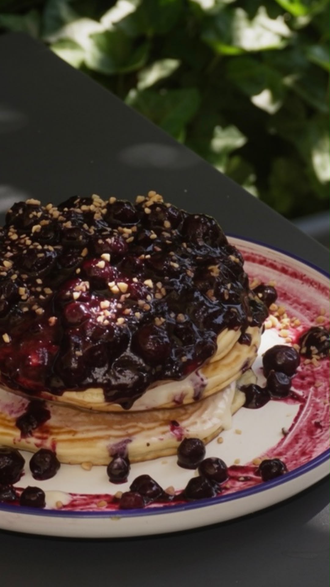 Blueberry Cheesecake Pancakes